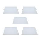 Plafons Modaza de Embutir Quadrado, 18W, Branco - 5 Unidades