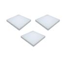 Plafons Modaza de Sobrepor , 24W, Branco - 3 Unidades