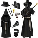 Plague Doctor Costume Fooecor para festa de Halloween