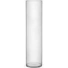 PLAIN VASO 80x20x20cm VIDRO TRANSP