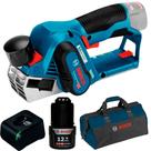 Plaina 12V GHO 12V-20 com Bateria 2,0Ah, Carregador Bivolt e Bolsa BOSCH Plaina 12V GHO 12V-20 com Bateria 2,0Ah, Carregador Bivolt e Bolsa BOSCH