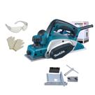 Plaina elétrica manual 3.1/4 620w Makita KP0800 82 mm + Acessórios Plaina elétrica manual 3.1/4 620w Makita KP0800 82 mm + Acessórios