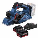 Plaina Industrial 18V GHO 185 LI Com 2 Baterias e Carregador - Bosch