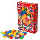 Plakt Formas de Montar Coloridas Criativo Infantil 84 Peças