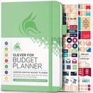 Planejador de Orçamento Clever Fox A5 - Controle de Gastos - Verde Menta