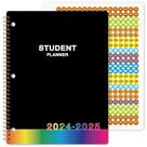 Planejador estudantil Artfan 2025-2026 Academic com adesivos 23x28cm