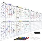 Planejador mensal apagável a seco Scribbledo 254 x 91 cm Planejador mensal apagável a seco Scribbledo 254 x 91 cm