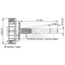 PLANETARIA MOTOR PARTIDA para BOBCAT/ CASE/ JHON DEERE/ KOMA