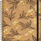 Planner 2026 Jandaia Espiral 17,5x24,2cm Capa Dura 160 Páginas Kraft Black Fosco Sortido