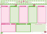 Planner Bloco de Mesa Be Mine Permanente Semanal 70 folhas