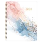 Planner Coboll 2025 semanal/mensal 8x25cm com capa flexível