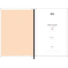 Planner Costurado 134 x 192 cm West Village 2022 Fundo Branco com Listras e Corações