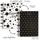 Planner de Discos OCTO WIDE A5 - P & B