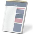 Planner Diário Vertical Espiral com Checklist 50 Folhas Organização Planner Diário Vertical Espiral com Checklist 50 Folhas Organização