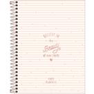 Planner Espiral 179 x 24 cm Soho 90 G Permanente Listras Rosinhas