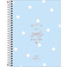 Planner Espiral 179 x 24 cm Soho 90 G Permanente Poá Pequeno Fundo Azul