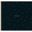 Planner Espiral 29 x 275 cm West Village Permanente Fundo Preto com Poá