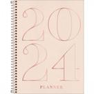 Planner executivo espiral 20 x 27,5 cm vanilla 2024