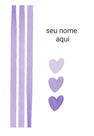 Planner financeiro capa coração lilas - 5