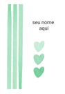 Planner financeiro capa coração verde - 5