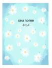 Planner financeiro capa margarida azul - 3