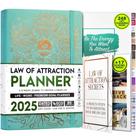 Planner Freedom Mastery Law of Attraction 2025 com adesivos