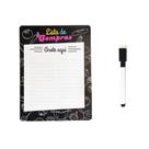 Planner Lista Compras Magnético Ima Geladeira Lembrete Recados