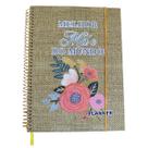 Planner Marrom Anual Personalizado Dia Das Mães 80 Folhas