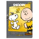 Planner mensal 2027 M7 grampeado Snoopy 20 folhas Tilibra Cor:Cinza
