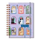 Planner Permanente M Gato na janela Fina Ideia