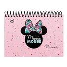 Planner Permanente Minnie Mouse com Espiral - Organização e Planejamento