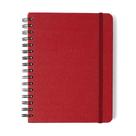 Planner Permanente Semanal Notas A5 Wire-o Clássica Vermelho Quente Cicero