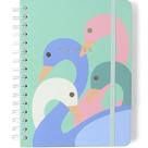 Planner permanente wire o lagoa semanal notas a5 pedalinho