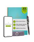 Planner Rocketbook Flex Smart Reutilizável Executive Teal
