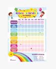 Planner Semanal Kids Magnético Imã - Regras e Deveres da Criança 30x21cm com Caneta Brasfoot Planner Semanal Kids Magnético Imã - Regras e Deveres da Criança 30x21cm com Caneta Brasfoot