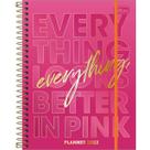 Planner Tilibra Love Pink 2022 Planner Tilibra Love Pink 2022