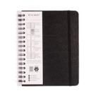 Planner Wire-O Ciceros Clássico Mensal e Semanal 14,8X21 - Preto