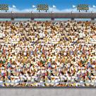 Plano de fundo Beistle Upper Deck Stadium Insta-Theme 4x30 pés Plano de fundo Beistle Upper Deck Stadium Insta-Theme 4x30 pés