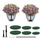 Plant Risers Axcoix com altura ajustável 7,5-12" x2 Plant Risers Axcoix com altura ajustável 7,5-12" x2