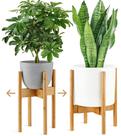 Plant Stand GreeMoose Mid Century Indoor Bambu ajustável