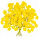 Planta Artificial 12 Galhos Decorativos Para Casa Eventos Amarelo - Castela
