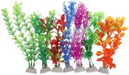 Planta Artificial 20 Cm Para Aquário Enfeites C/ 6 Unidades