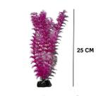 Planta Artificial Aquario 25cm rosa enfeite Planta Artificial Aquario 25cm rosa enfeite