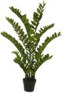 Planta Artificial Arvore Zamioculca Real Toque C/Pote X232 Verde 1,1cm