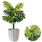 Planta Artificial Bananinha Com Vaso Moranga Decoração Casa
