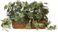 Planta Artificial Casafoyer Puff Ivy con Cesta de Repisa (2 Unidades)