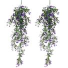 Planta artificial de hera suspensa KUYYFDS Fake Vines 78 cm - pacote com 2