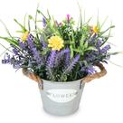 Planta artificial em vaso MIXROSE, flores de lavanda, 25 cm de altura Planta artificial em vaso MIXROSE, flores de lavanda, 25 cm de altura