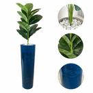 Planta Artificial Ficus Lyrata Vaso Alto Marmorizado + Pedra Planta Artificial Ficus Lyrata Vaso Alto Marmorizado + Pedra