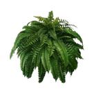 Planta Artificial Grande E Realista De Samambaia Boston Com 21 Folhas, Folhagem Falsa Elegante Para